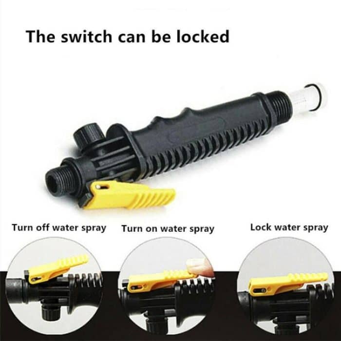 Autowaschbürstenkopf, weiche Borsten, langer Griff, Sprühschaumflaschen-Set – Bild 4