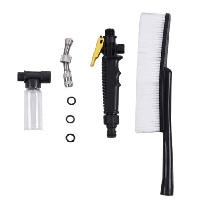 TBD0604631401.jpg Hochdruck-Autowaschdüse, weiche Borsten, langer Griff, Bürste, Schaumflasche, Werkzeugset, Set 1, Set 2, Set 3 – Bild 1