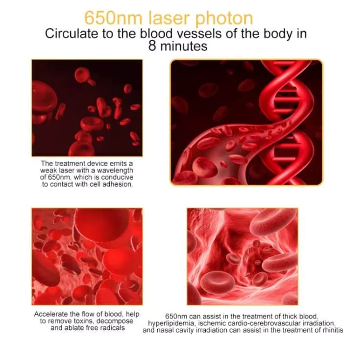 650-nm-Ohr-Laserkanal-Bestrahlungs-Physiotherapie-Instrument für Tympanitis, Tinnitus, plötzliche Taubheit – Bild 4