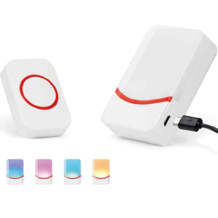 USB Power Home Drahtlose Türklingel-Fernbedienung Intelligenter blinkender Türklingel-Anrufer, CMF1188-11, CMF1188-12, CMF1188-21 – Bild 2