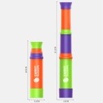 8X HD Rettich-Teleskop mit einziehbarer Fokussierung für Kinder, wissenschaftliches Bildungsspielzeug – Bild 4