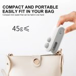 2-in-1-Vakuumversiegelungsgerät, tragbares Druck-Plastiktüten-Versiegelungsgerät mit Cutter – Bild 6