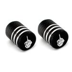 2 Stück Auto-Reifen-Laser-Totenkopf-Ventilkappe