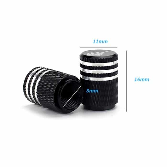 2 Stück Auto-Reifen-Laser-Totenkopf-Ventilkappe – Bild 2