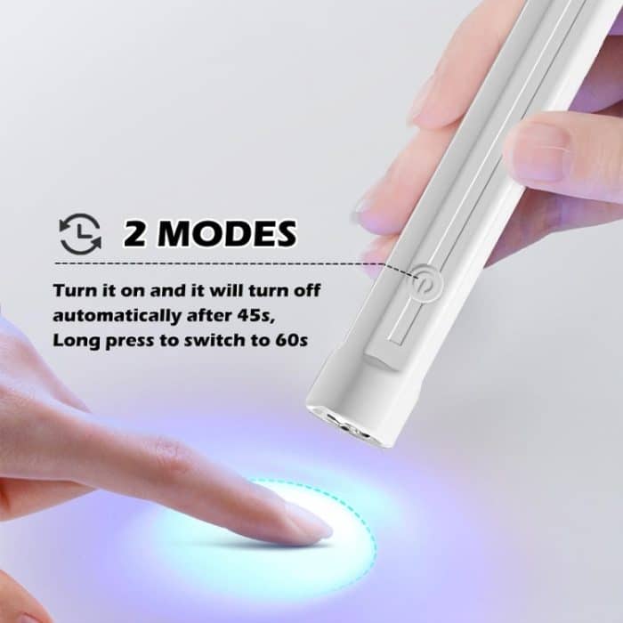 Kleines tragbares tragbares Nagellack-Lichttherapiegerät, Plug-in, Rechargeable – Bild 4