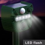 Solar-Tierfahrgerät für den Außenbereich, wasserdichter Ultraschall-Infrarotsensor – Bild 8