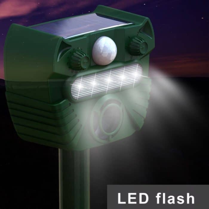 Solar-Tierfahrgerät für den Außenbereich, wasserdichter Ultraschall-Infrarotsensor – Bild 8