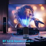 HY320 1080P 390ANSI 4K Android 11 Projektor mit Wifi 6 Bluetooth 5.0 Unterstützung Miracast / Airplay / DLNA, US Plug, EU Plug, UK Plug, AU Plug – Bild 9