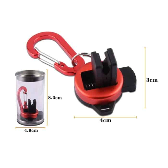 LUYA Rutenaufhänger Angelrutenhalter Clip für 2 mm-11 mm Ruten – Bild 3