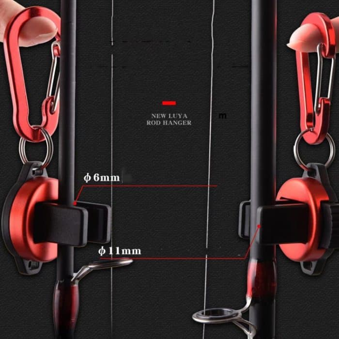 LUYA Rutenaufhänger Angelrutenhalter Clip für 2 mm-11 mm Ruten – Bild 8