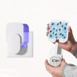 Nachfüllbare Plug-in-Fliegenfalle für Fliegen, Motten, Mücken und andere fliegende Insekten mit 2 Klebekarten, EU Plug, US Plug