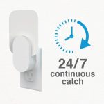 Nachfüllbare Plug-in-Fliegenfalle für Fliegen, Motten, Mücken und andere fliegende Insekten mit 2 Klebekarten, EU Plug, US Plug – Bild 4