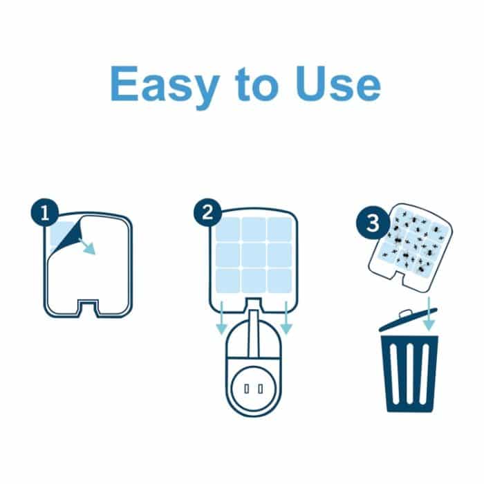 Ersatz-Klebekarte für steckbare Insektenfallen-Nachfüll-Klebetafeln für den Innenbereich, 10pcs /Pack, 20pcs /Pack – Bild 7