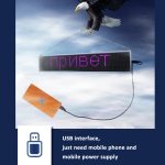 WLAN-Scrolling-LED-Schild, Message Board, unterstützt mehrere Sprachen, Monochrome 260x95x15mm, Colorful 820x95x15mm – Bild 4