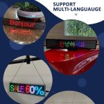 WLAN-Scrolling-LED-Schild, Message Board, unterstützt mehrere Sprachen, Monochrome 260x95x15mm, Colorful 820x95x15mm – Bild 5