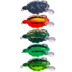 5 Farben / Set HENGJIA FO016 Lua Thunder Brogue Dummy Bait Schildkröte Pailletten Angelköder, 5.7cm 11.7g