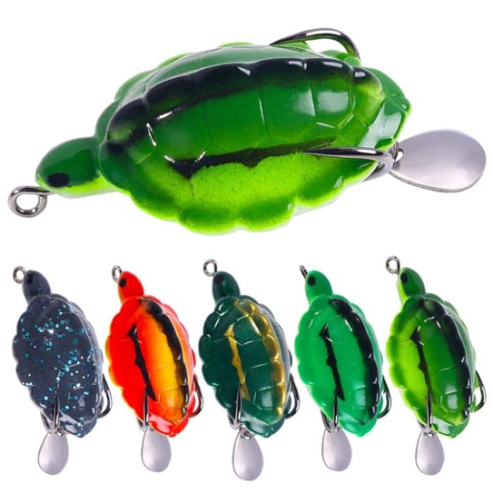 5 Farben / Set HENGJIA FO016 Lua Thunder Brogue Dummy Bait Schildkröte Pailletten Angelköder, 5.7cm 11.7g – Bild 2