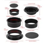 4-in-1-Hamburgerpresse, Patty-Maker, Slider, gefüllte Burger, Sandwichschneider, Color Box Packge, With 100pcs Silicone Oil Paper – Bild 3