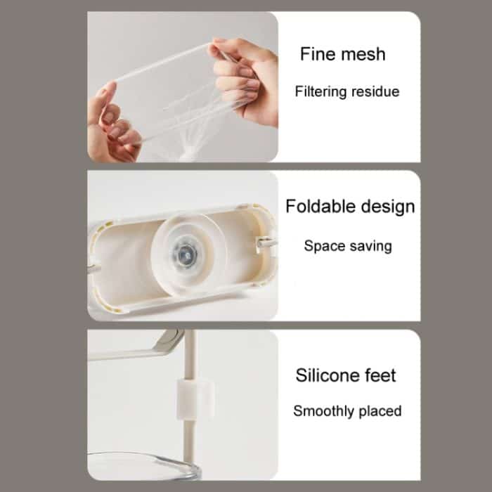 Saugnapf Küchenspüle Filterregal Haushalt Abtropfhalter mit Sieb – Bild 8