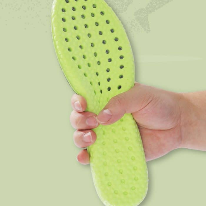 1 Paar hochelastische, atmungsaktive, schweißabsorbierende, stoßdämpfende, schneidbare Einlegesohlen, 35-36, 37-38, 39-40, 41-42, 43-44, 45-46 – Bild 11