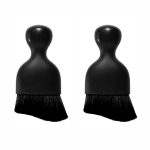 2 Stück Auto-Innenreinigungsbürste Air Outlet Gap Staubentfernungsbürste, OPP Black, Protective Case Black