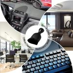 2 Stück Auto-Innenreinigungsbürste Air Outlet Gap Staubentfernungsbürste, OPP Black, Protective Case Black – Bild 4