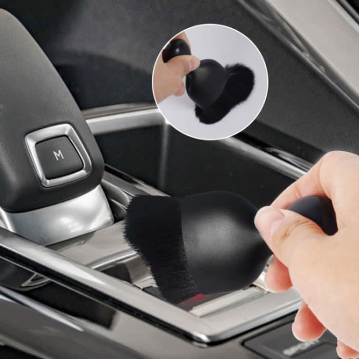 2 Stück Auto-Innenreinigungsbürste Air Outlet Gap Staubentfernungsbürste, OPP Black, Protective Case Black – Bild 5