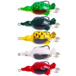 5 Farben/Set HENGJIA FO017 Lua Thunder Brogue Dummy Bait Blackfish Pailletten Angelköder, 6.8cm 11.5g