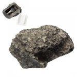 Simulierter sicherer Schlüsselkasten aus Zirbenholz zum Verstecken von privatem Geld, Stone, Pine