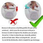 Küchen-Nass- und Trockenspender, separates Einmachglas, Kunststoff-Nass- und Trockenspender, Sanduhrdose, Square, Round, Round Extension With Fork, Round With Air Vent, Square With Air Vent – Bild 5