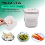 Küchen-Nass- und Trockenspender, separates Einmachglas, Kunststoff-Nass- und Trockenspender, Sanduhrdose, Square, Round, Round Extension With Fork, Round With Air Vent, Square With Air Vent – Bild 6