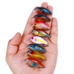 10 Farben / Set HENGJIA CB073 Lua Angelköder Dummy Bait, 4.5cm 4.1g – Bild 4
