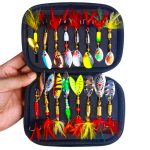 HENGJIA SPB101 Spinning Dummy Bait Noise Metall Pailletten Angelköder, 16pcs /Set – Bild 5