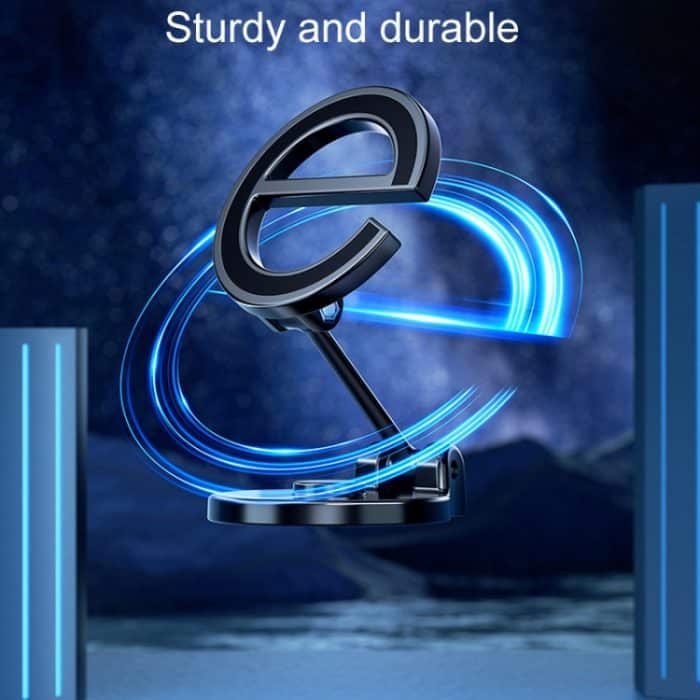 Buchstabe E Magnetischer, zusammenklappbarer Autotelefonhalter, drehbarer, aufklebbarer Navigationsständer für das Armaturenbrett, D38 – Bild 5