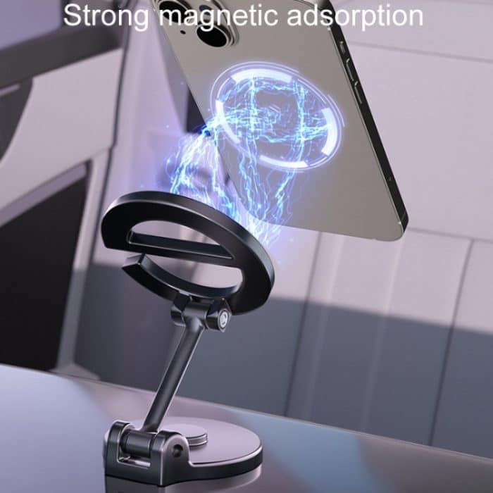 Buchstabe E Magnetischer, zusammenklappbarer Autotelefonhalter, drehbarer, aufklebbarer Navigationsständer für das Armaturenbrett, D38 – Bild 7