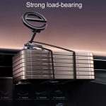 Buchstabe E Magnetischer, zusammenklappbarer Autotelefonhalter, drehbarer, aufklebbarer Navigationsständer für das Armaturenbrett, D38 – Bild 8