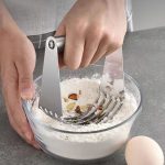 Edelstahlschneider, 5-lagiger, gebogener Teigmischer, Küche, Backen, Mehlschneider, Gadgets – Bild 2