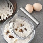 Edelstahlschneider, 5-lagiger, gebogener Teigmischer, Küche, Backen, Mehlschneider, Gadgets – Bild 8