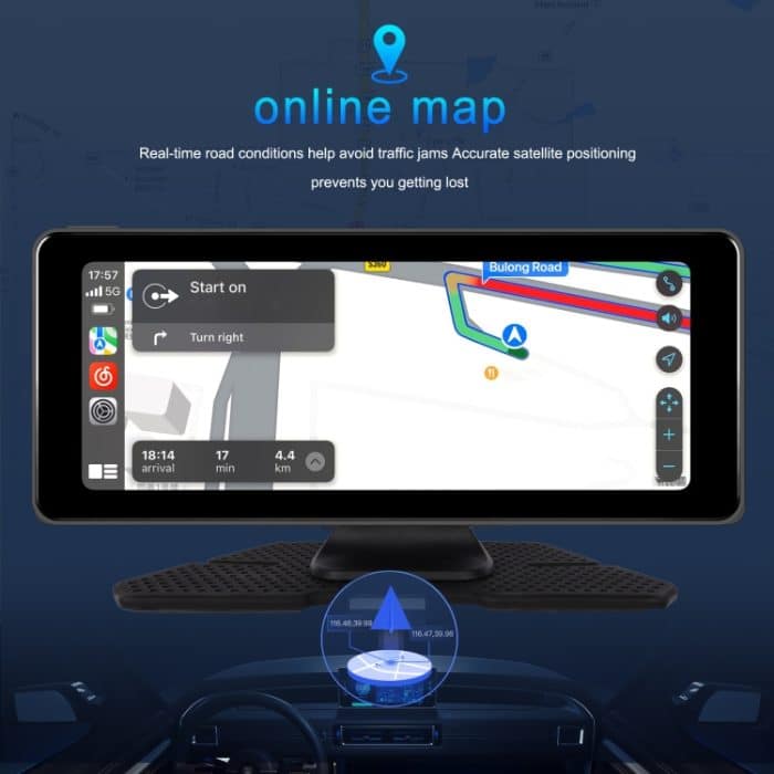 6,86 Zoll 4KDVR Smart Screen Player, Standard, Standard+64G Memory Card, Standard+Reversing Camera – Bild 5