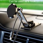 Faltbarer, aufgehängter Autotelefonhalter, magnetisch, selbstklebend, Metall-Navigationsständer, D30 – Bild 7