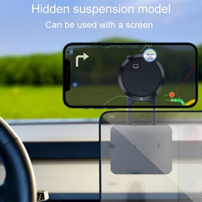 Faltbarer, aufgehängter Autotelefonhalter, magnetisch, selbstklebend, Metall-Navigationsständer, D30 – Bild 8