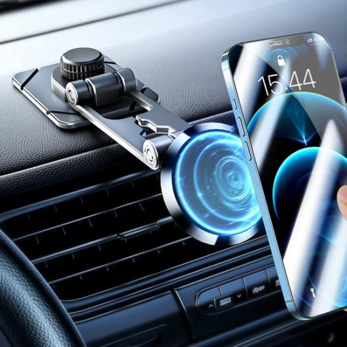 Faltbarer, aufgehängter Autotelefonhalter, magnetisch, selbstklebend, Metall-Navigationsständer, D30 – Bild 9