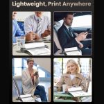 Phomemo Q302 300 dpi Wifi Drahtloser Bluetooth Thermodrucker Unterstützt Thermopapier in mehreren Größen – Bild 7