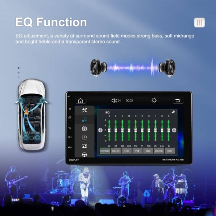 9-Zoll-Demontagebildschirm MP5-Player Android Wireless CarPlay Umkehrbild Integrierte Maschine – Bild 8