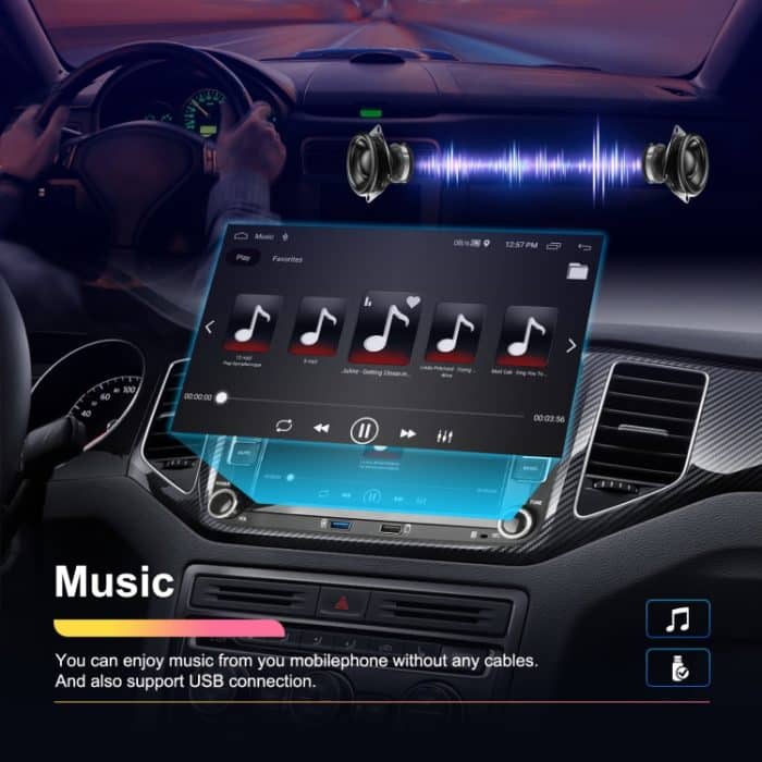 Für Volkswagen/Skoda 1 + 32G Player Großen Bildschirm Carplay Android Navigation Rückfahrkamera Integrierte Maschine, 1+32G – Bild 9