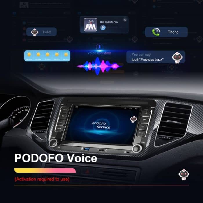 Für Volkswagen/Skoda 2 + 64G Player Große Bildschirm Carplay Android Navigation Rückfahrkamera Integrierte Maschine, 2+64G – Bild 2