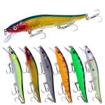 6 Farben / Set HENGJIA MI169 Submerged Minnow Dummy Bait Lua Hard Fishing Lures, 12cm 13.6g – Bild 2