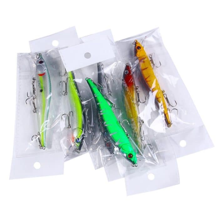 6 Farben / Set HENGJIA MI169 Submerged Minnow Dummy Bait Lua Hard Fishing Lures, 12cm 13.6g – Bild 6