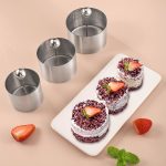 Edelstahl-Tiramisu-Form, Mousse-Kuchen-Scheibenform, Small, Medium, Large – Bild 2