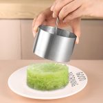 Edelstahl-Tiramisu-Form, Mousse-Kuchen-Scheibenform, Small, Medium, Large – Bild 8
